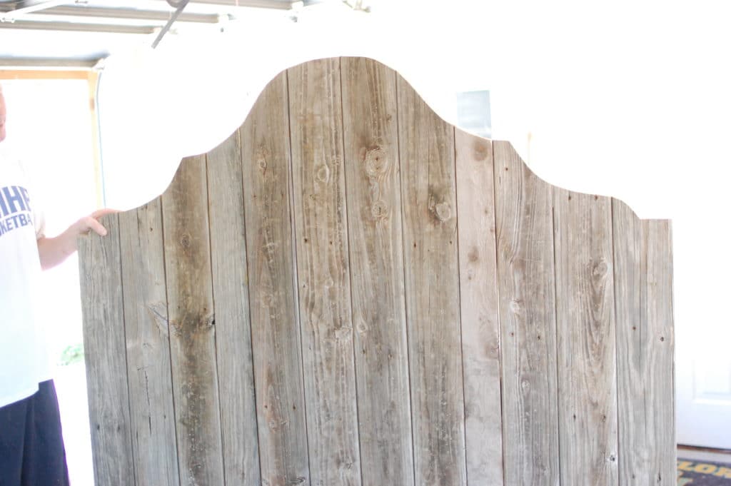 wood slat headboard