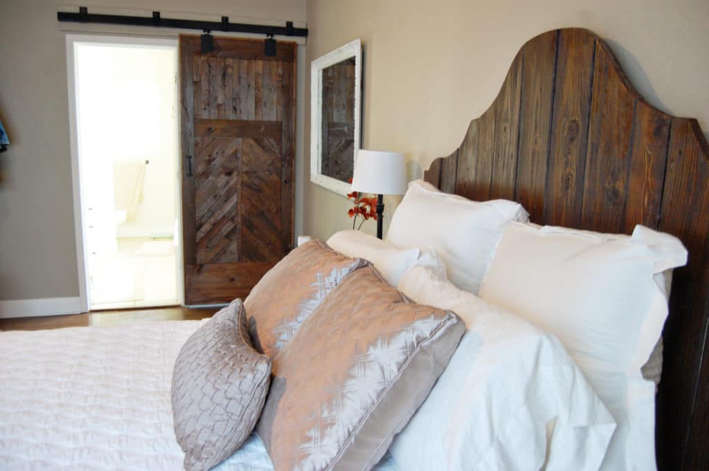 rustic queen headboard 