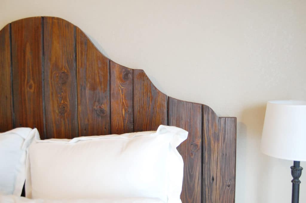 wood plank headboard ideas