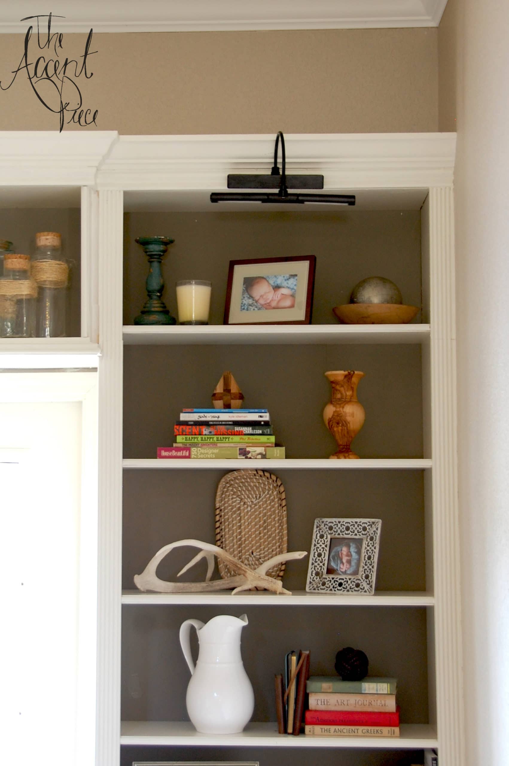 Painting BuiltIn Bookshelves the Easy Way The Accent Piece