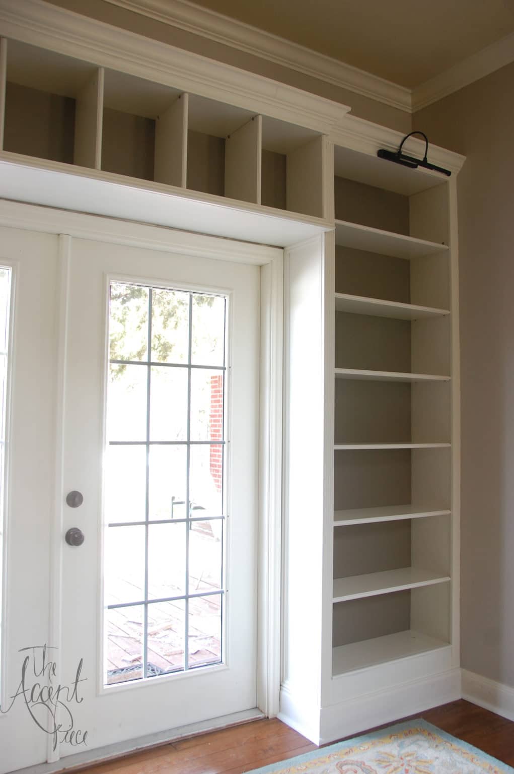 Painting BuiltIn Bookshelves the Easy Way The Accent Piece