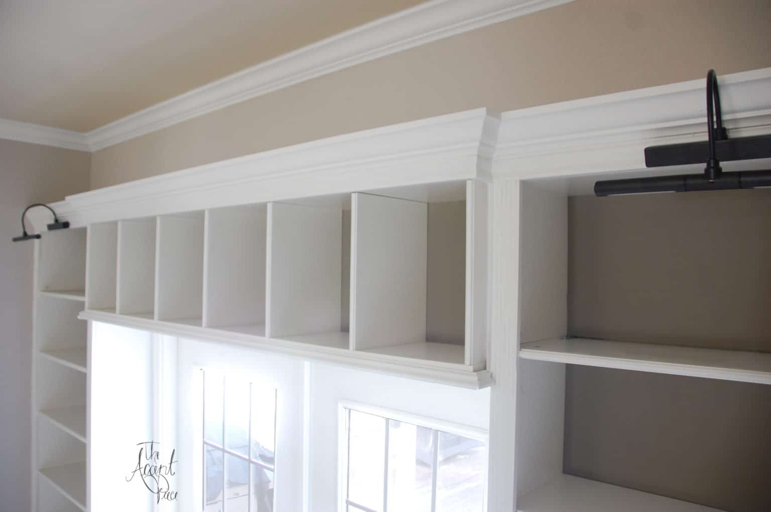 Painting BuiltIn Bookshelves the Easy Way The Accent Piece