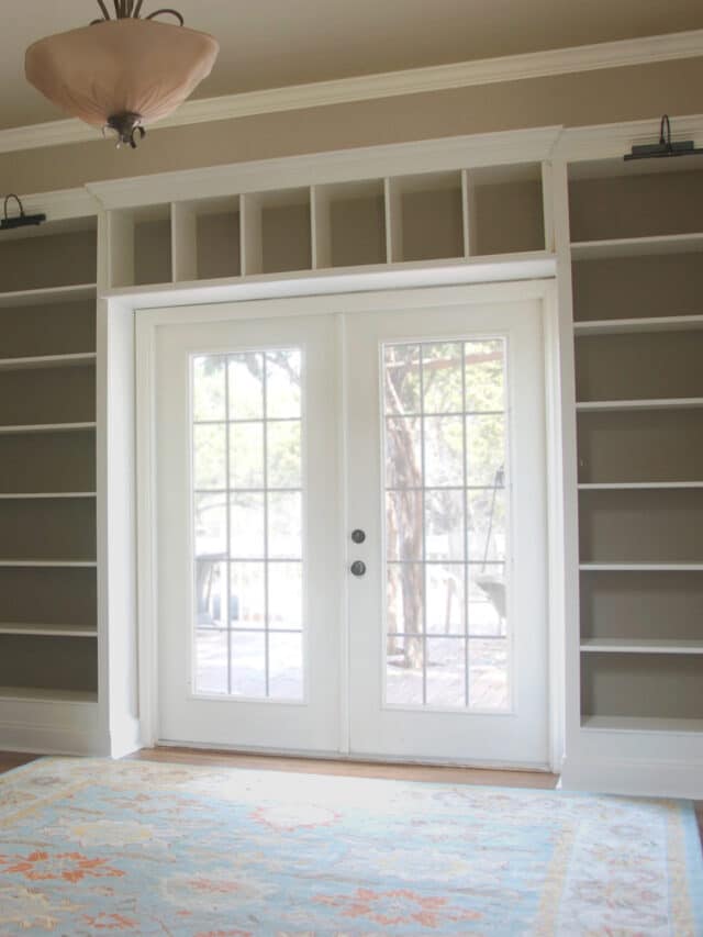 How to Make Custom Built-Ins Using Ikea Bookcase