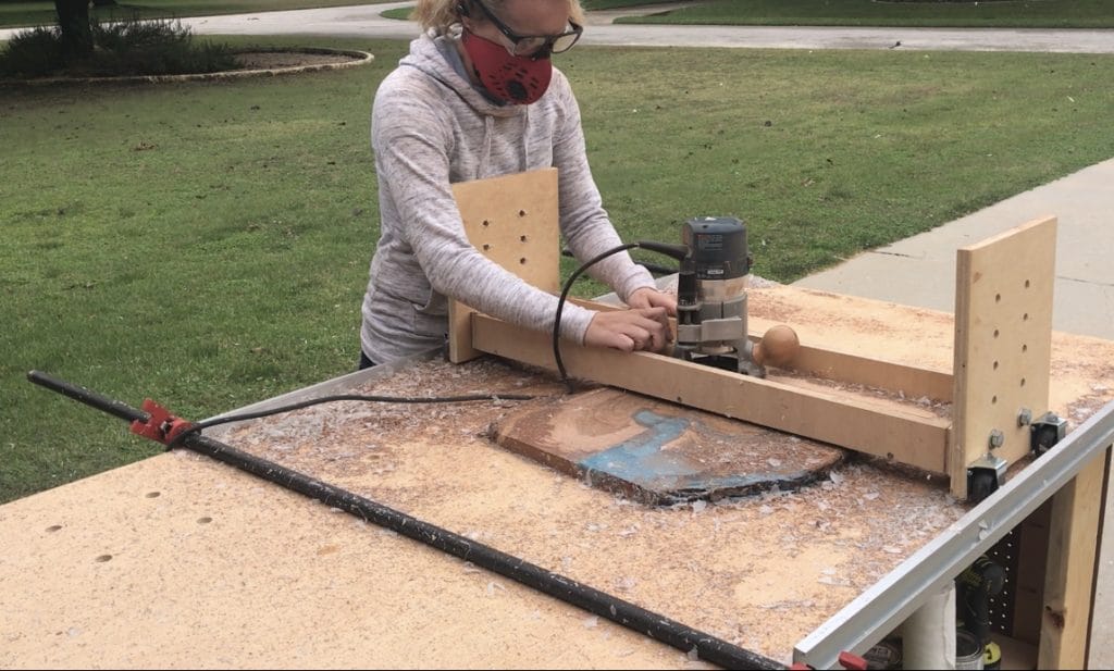 Router Flattening Sled