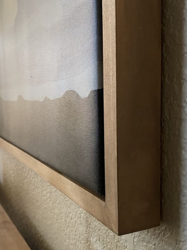 How to Make a Floating Frame for a Canvas