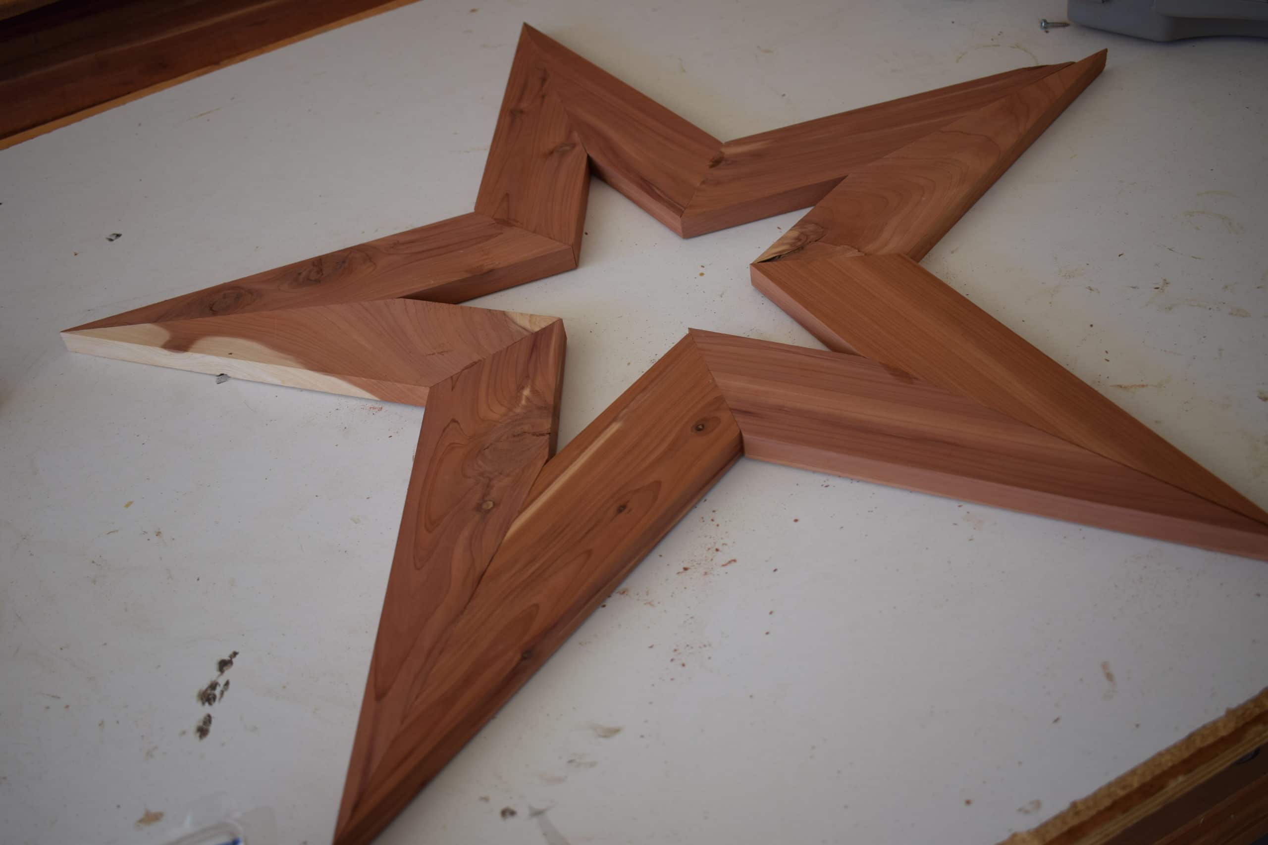 How to make a star out of wood for christmas