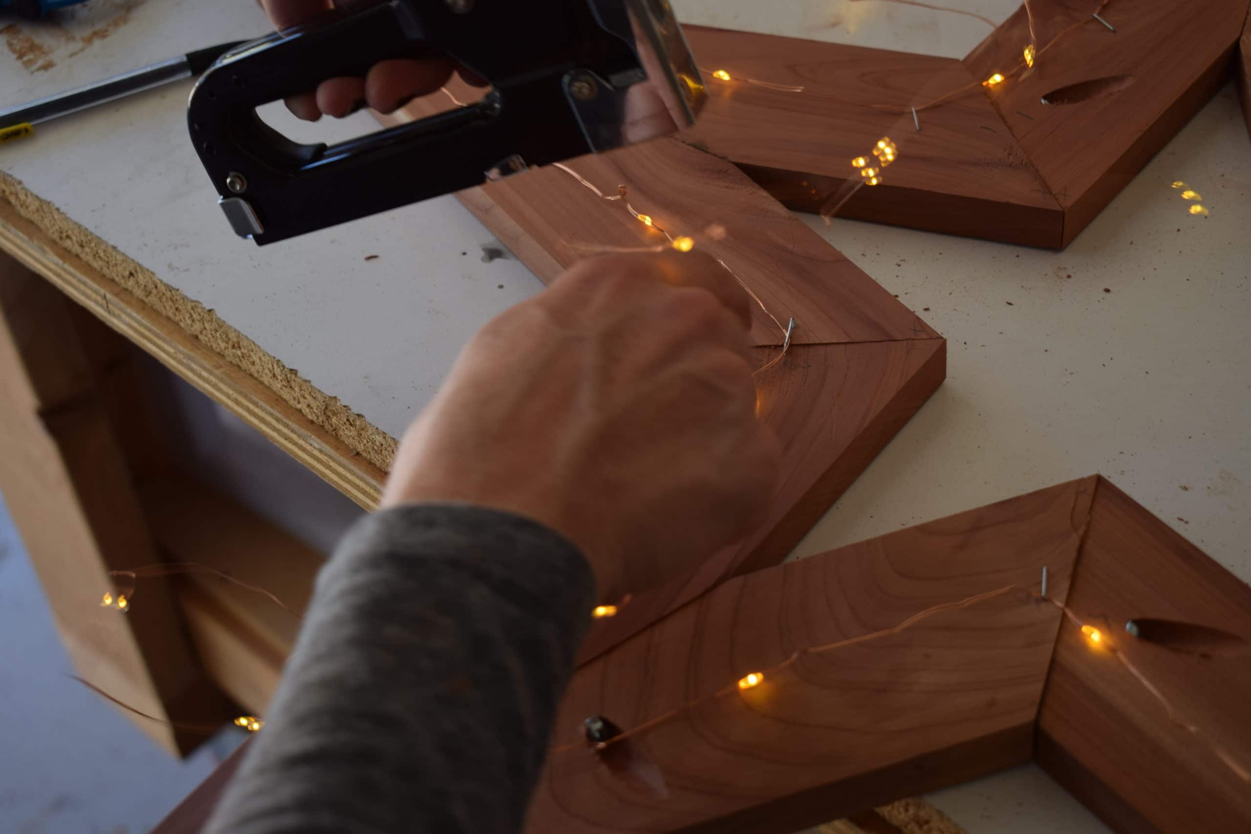 How to make star with wood