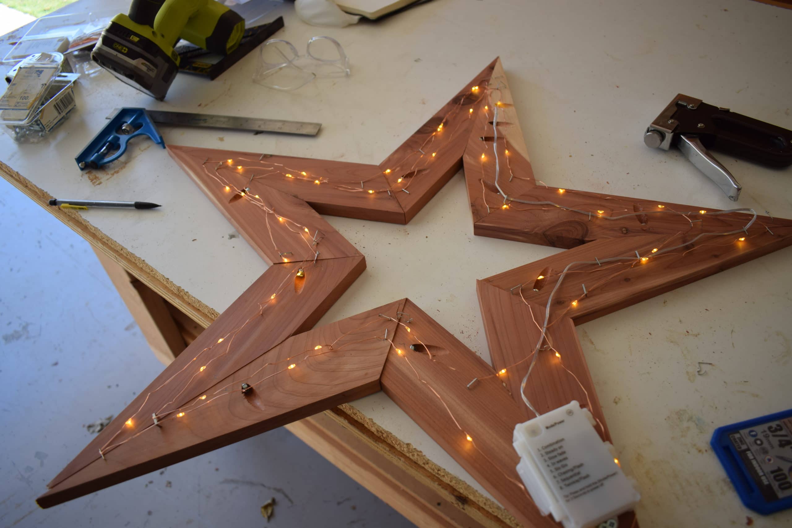 how to make rustic wood stars
