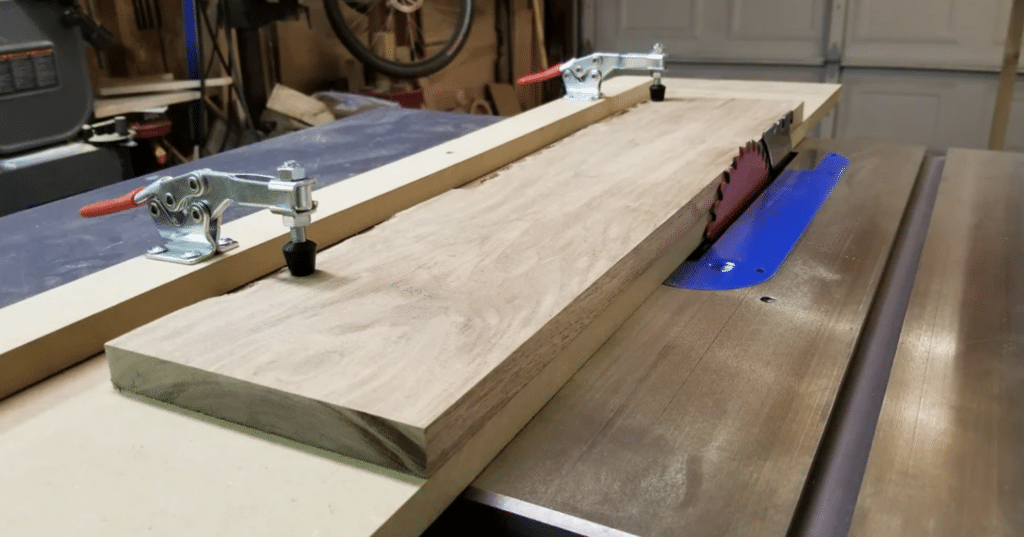 joint boards with table saw