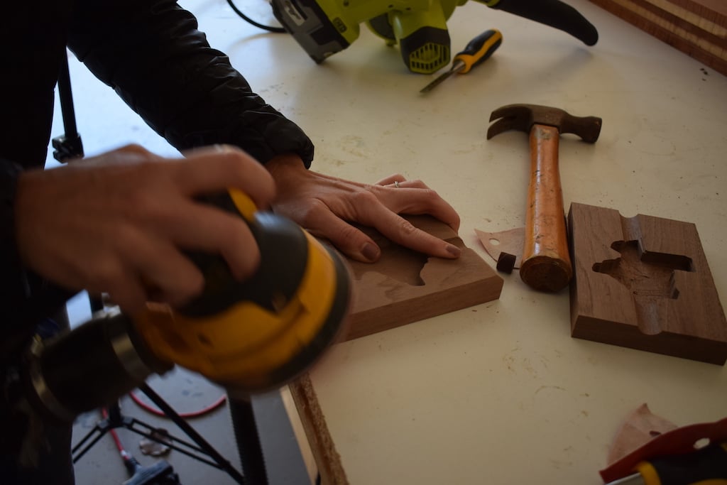 How to make a wooden cigar ashtray