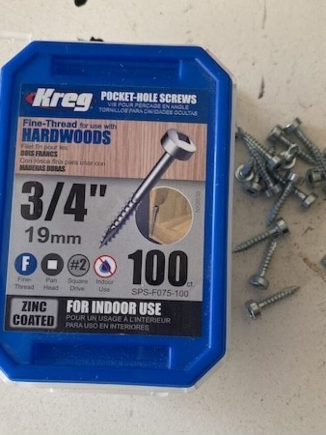 Choosing the Correct Kreg Screw