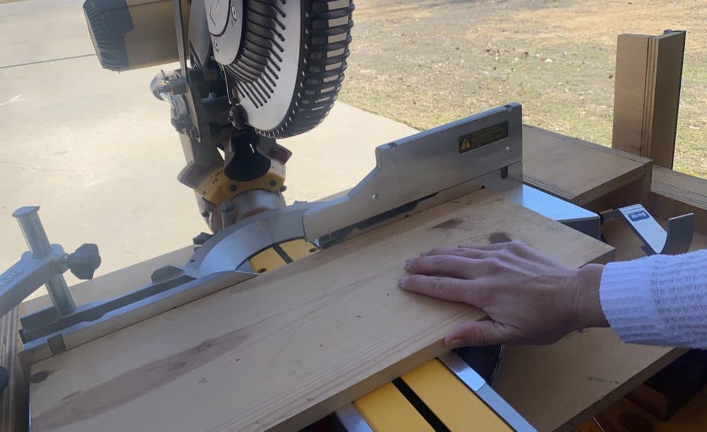 fence on miter saw