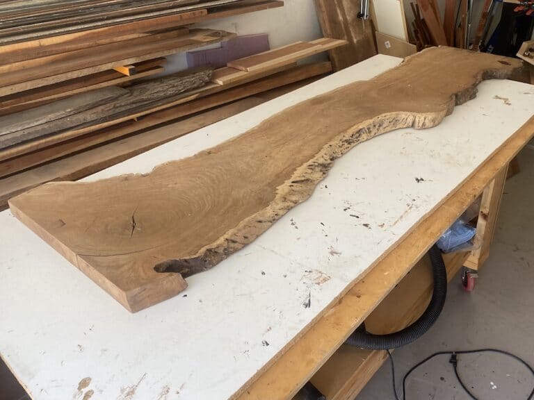 How to Make a Live Edge Waterfall Bench in 6 Steps