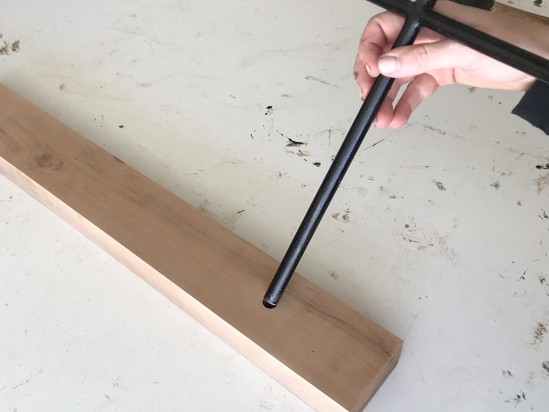 Simple Way to Make Wood Look Like Black Metal The Accent Piece