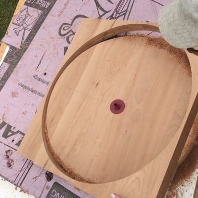 how to cut a perfect circle in wood