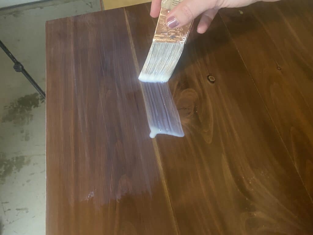 The Finish a Wood Kitchen Table - Accent Piece