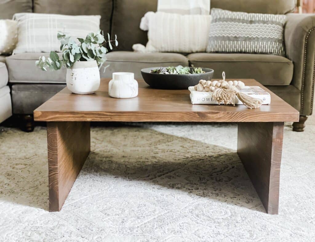free plans for square coffee table