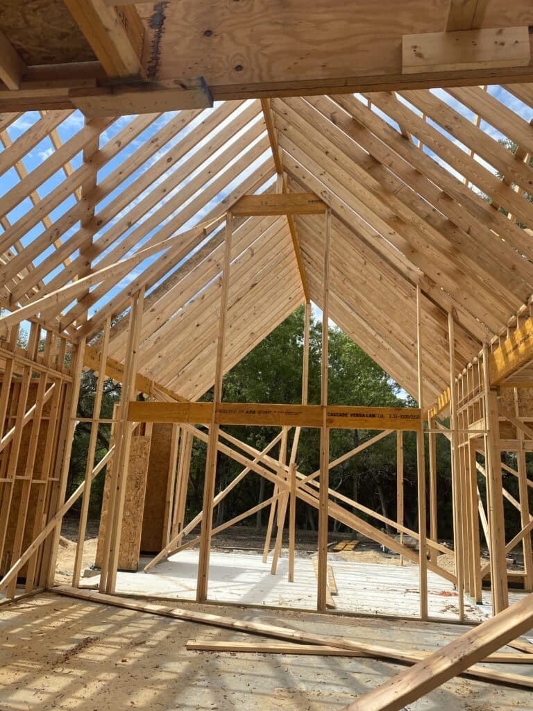 interior vault framing