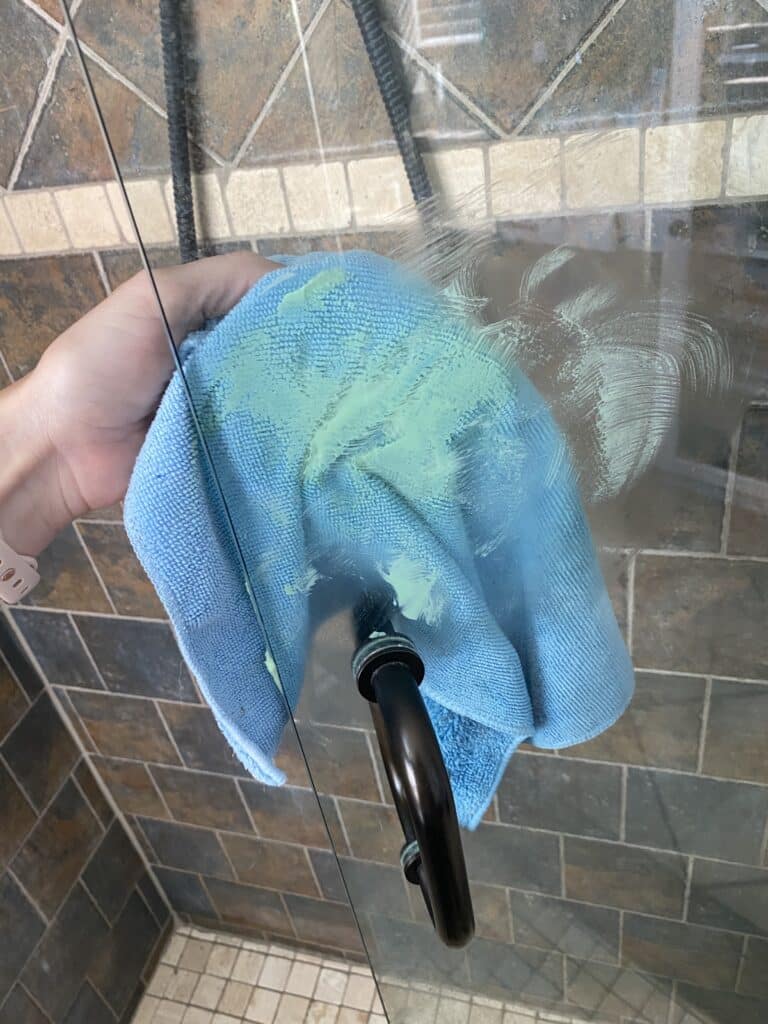 Best product to remove hard water stains from glass