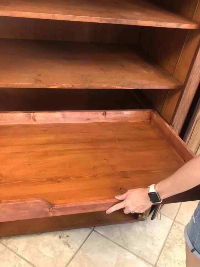 How to Add Pull Out Drawer to Kitchen Cabinets
