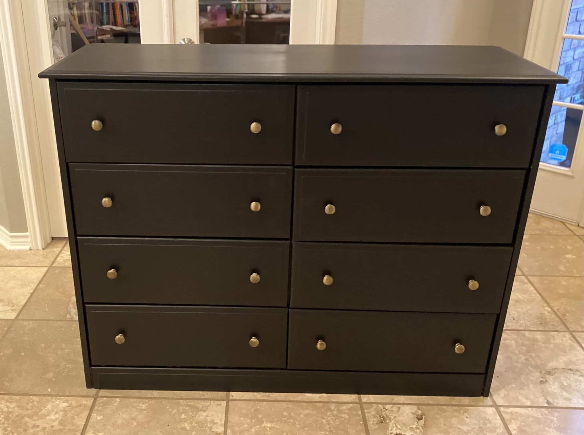How to Paint a Dresser Black Smooth and Durable