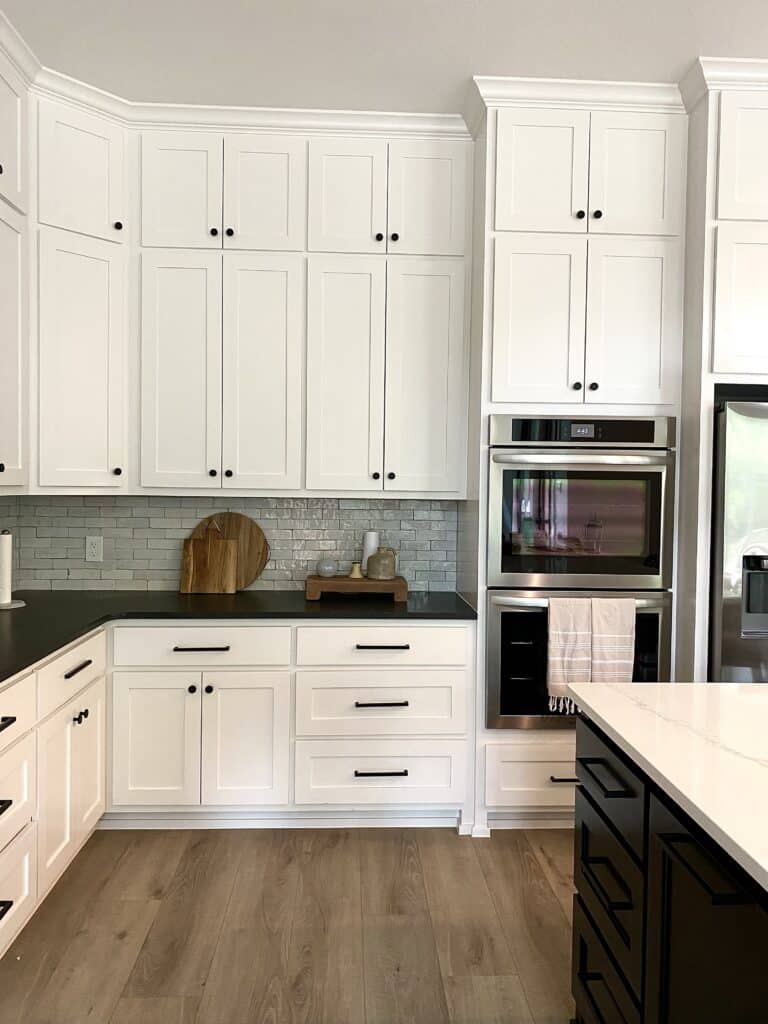 view of cabinets in our kitchen