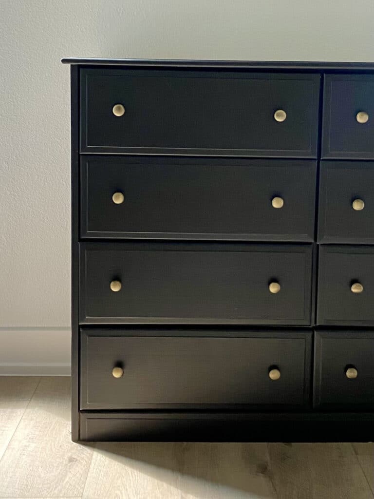 My Favorite Black Paint Color for Furniture : The Accent Piece