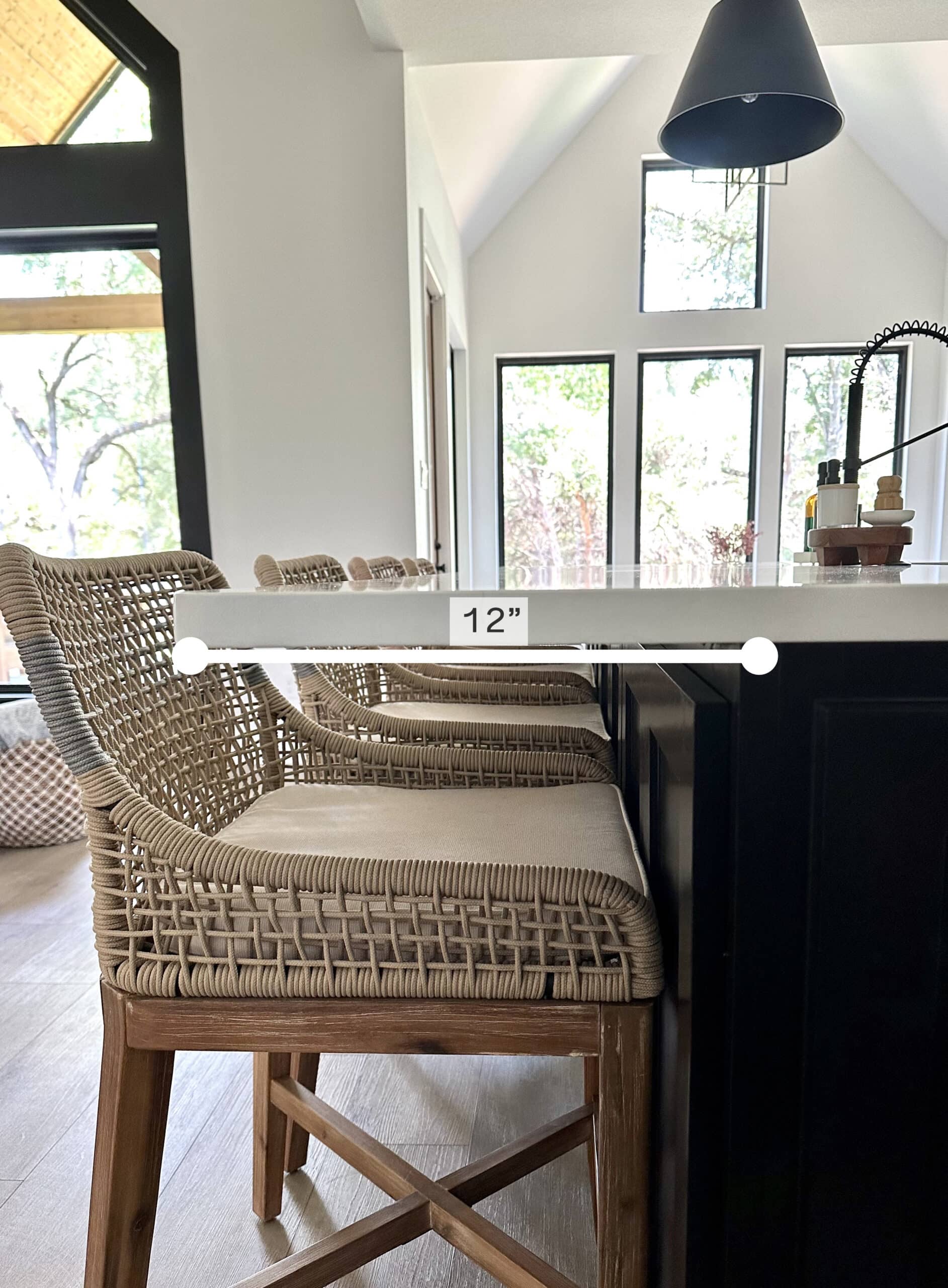 Kitchen Island Countertop Overhang Dimensions