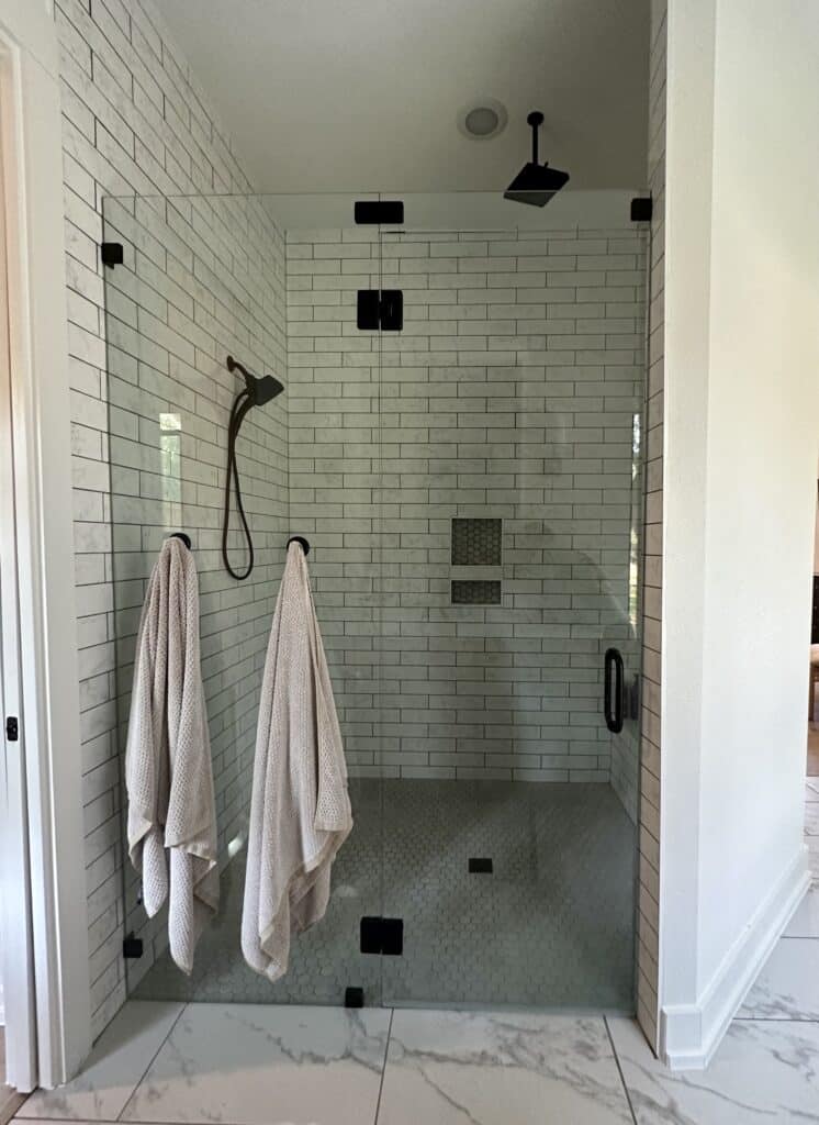 master shower layout