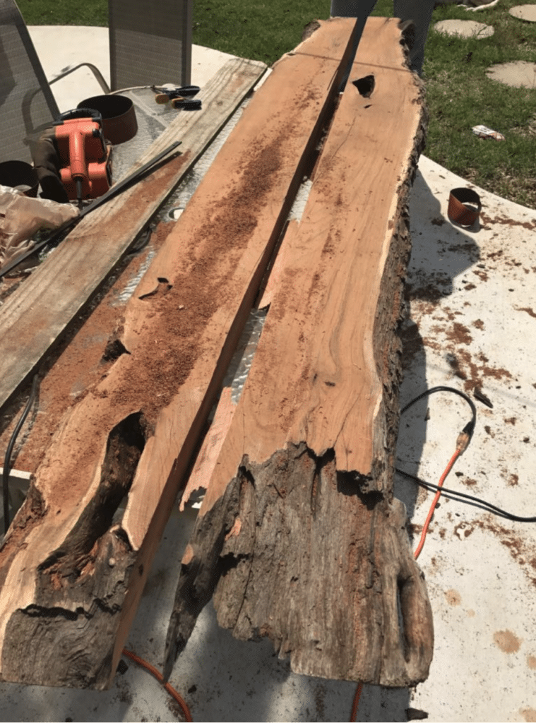 ripping slabs for diy river table