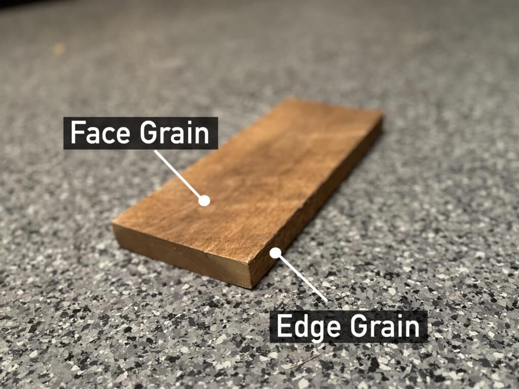 face grain vs edge grain cutting board