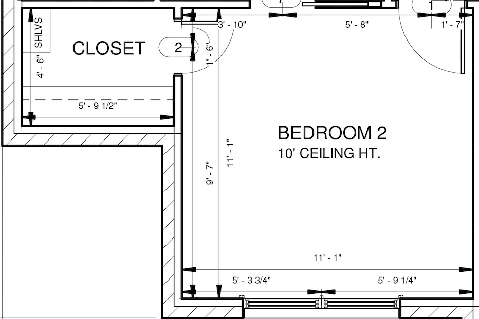 small bedroom walk in closet